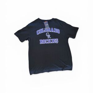 Colorado Rockies Black Graphic T-Shirt - Men's XL⚫️⚾️🟣